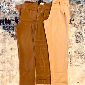 Brown dress pants